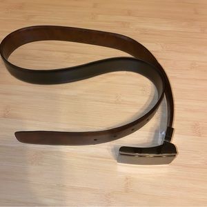 NEF Mens Black Manmade Leather Belt Size 34